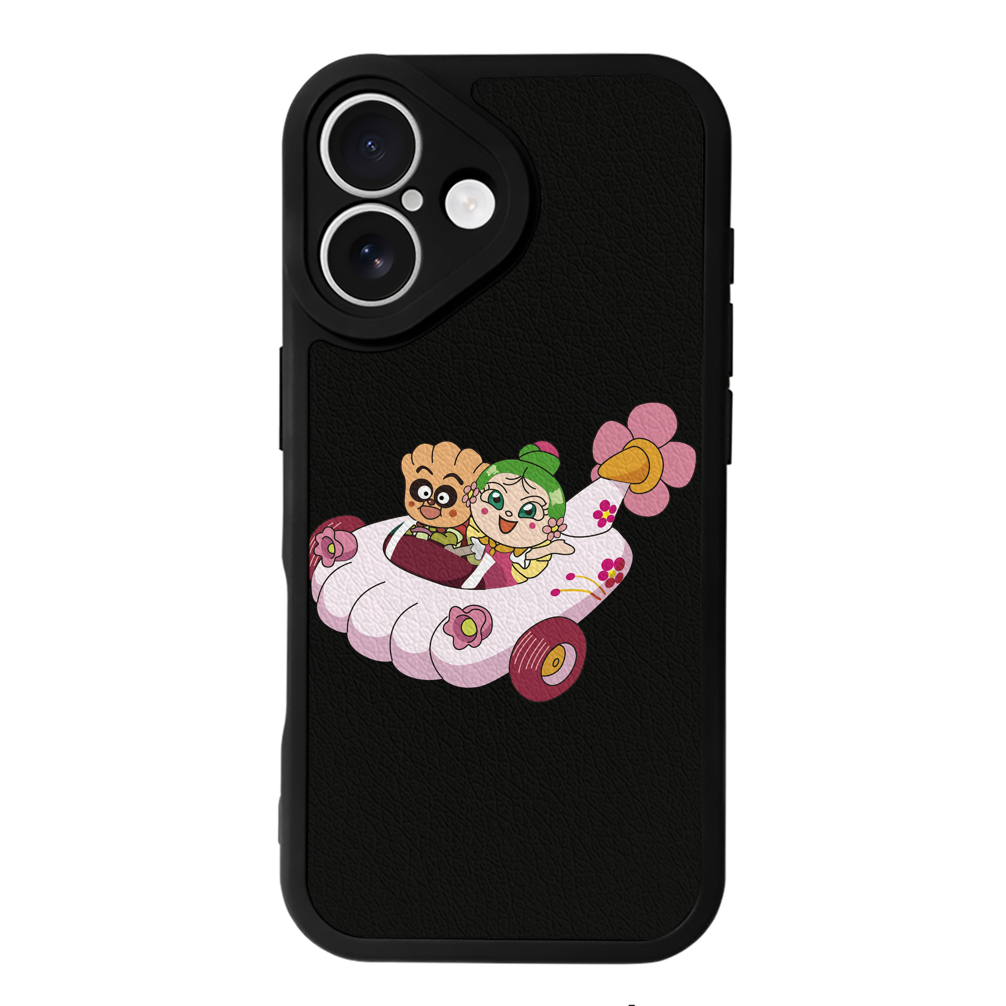 （画像用） アンパンマン Anpanman 【iPhone 16シリーズ対応】シリコンスマホケース（レザー調） 材質：シリコン